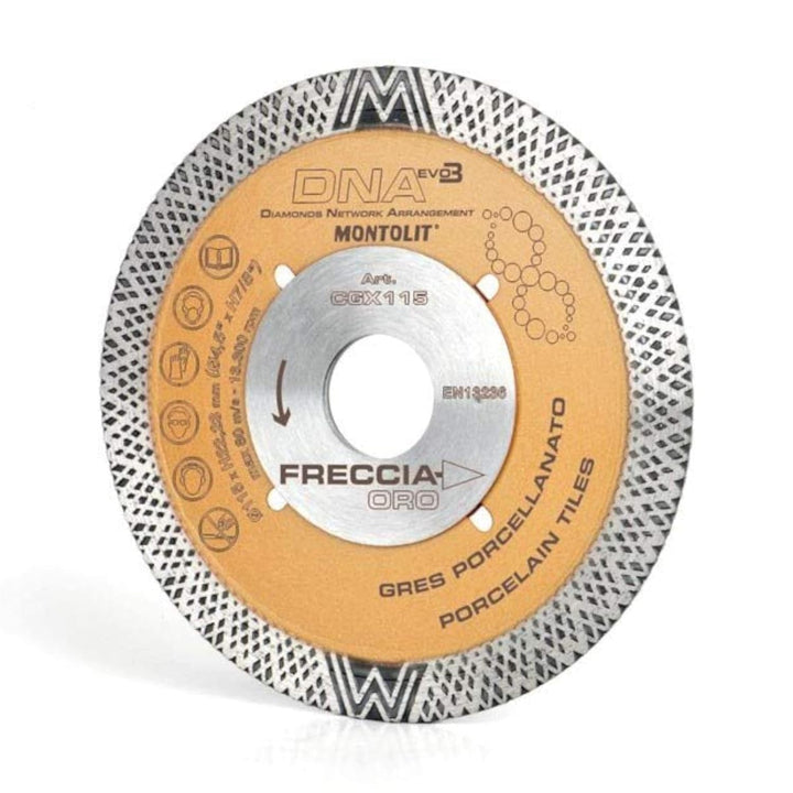 Diamant-Trennscheibe 115 mm Art. CGX115 Blinker Gold Montolit