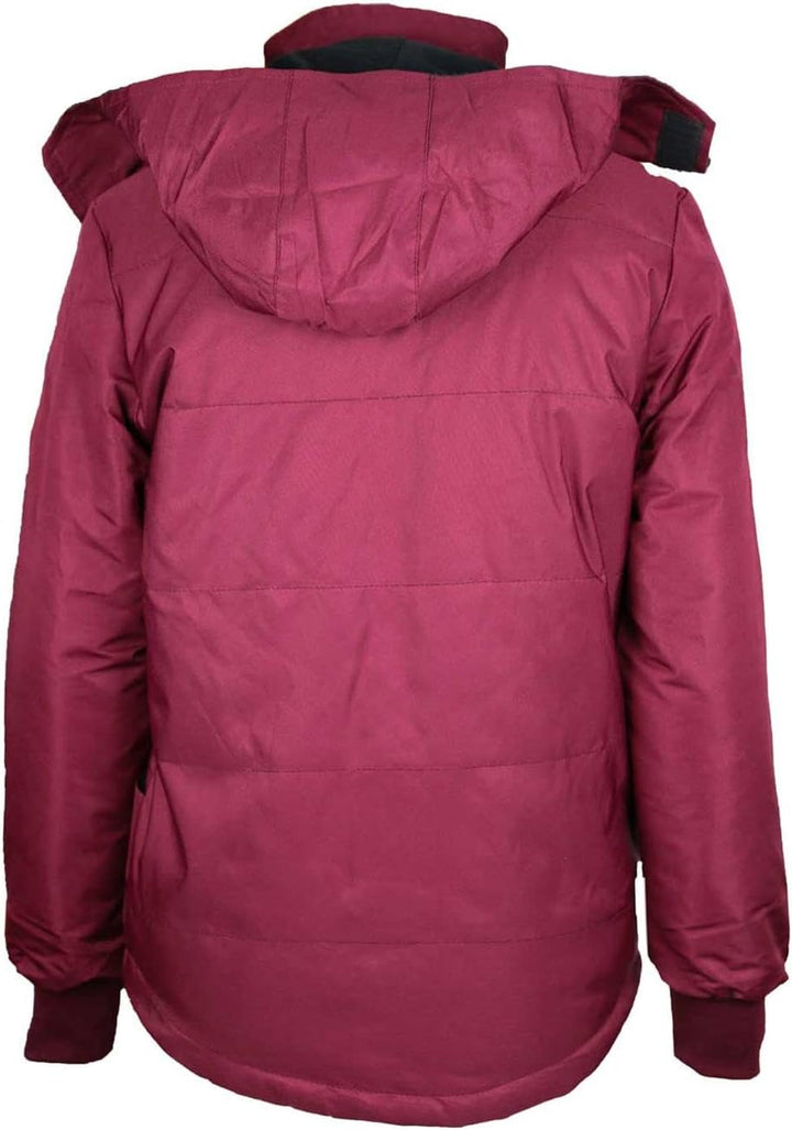 MS-Trachten Kinder Reitset Reitjacke Mia Maroon gesteppt Fleecefutter mit Silikon-Vollbesatz Reitleg