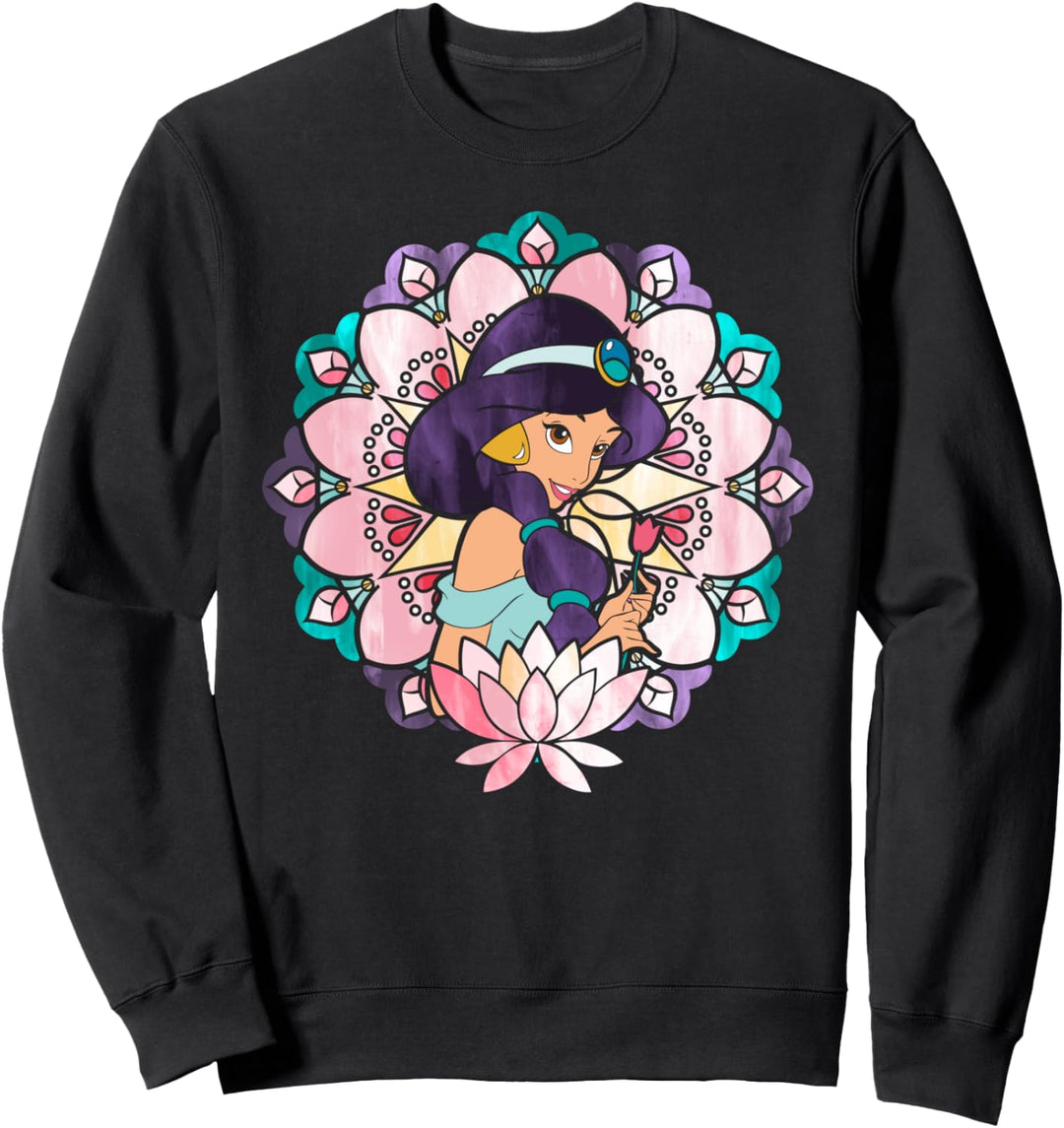 Disney Aladdin Jasmine Stained Glass Sweatshirt