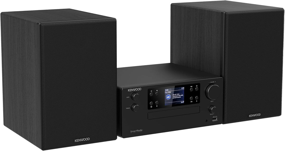 KENWOOD M-9500S-B - Smart Micro Hi-Fi System mit Internetradio, DAB+, CD/USB, Audiostreaming, Sub-Ou