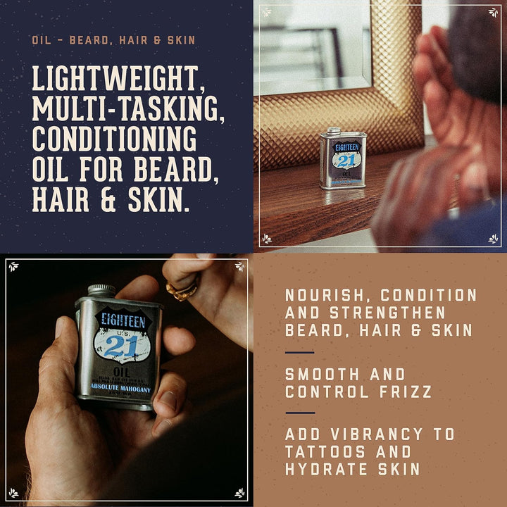 18.21 Man Made Beard Oil 60ml