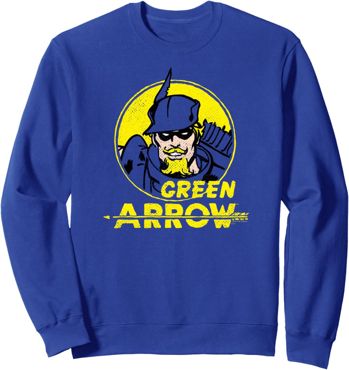 Justice League Green Arrow Archer Circle Sweatshirt