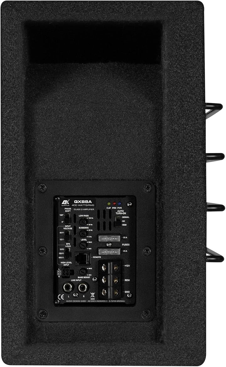 ESX QXB8A | 20 cm (8") Aktiv-Subwoofer-System (Bassreflex)