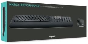 Logitech MK850 Performance Kabelloses Tastatur-Maus-Set, Bluetooth & 2.4 GHz Verbindung via USB-Empf