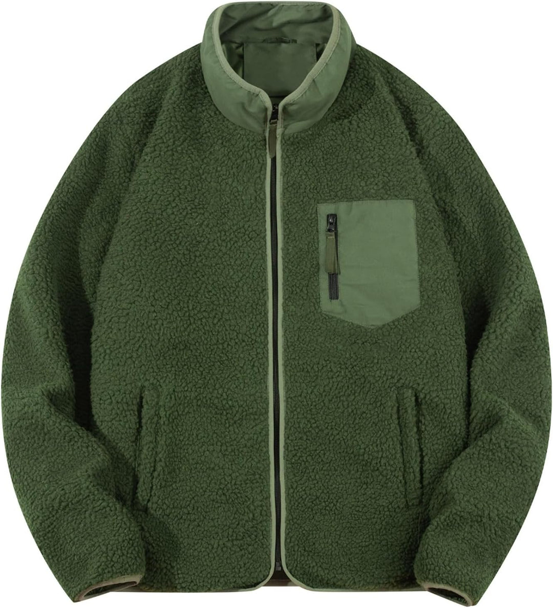 KuschelFleece Pullover für Herren Sweatshirt mit Teddyfell Kuschelpulli Flauschig Teddyfleece Kapuze