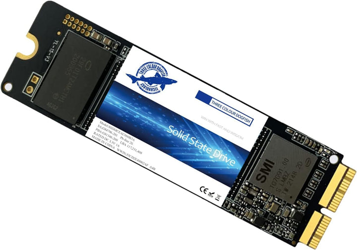 Dogfish 2TB SSD für MacBook NVMe PCIe Gen3x4 M.2 2280, Internes Solid State Drive Upgrade für MacBoo