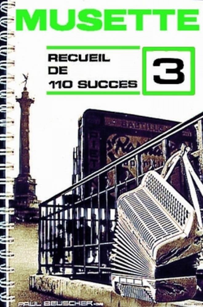SUCCES MUSETTE (110) VOL.3 --- ACCORDEON, Musiknoten