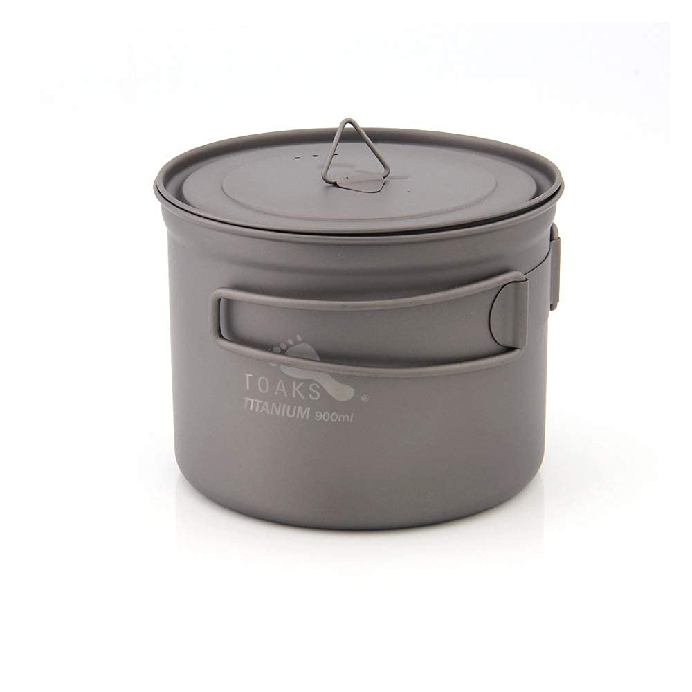 TOAKS Camping Titan Topf Becher Schale (375ml, 450ml, 550ml, 650ml, 700ml, 750ml, 900ml), Outdoor Pi