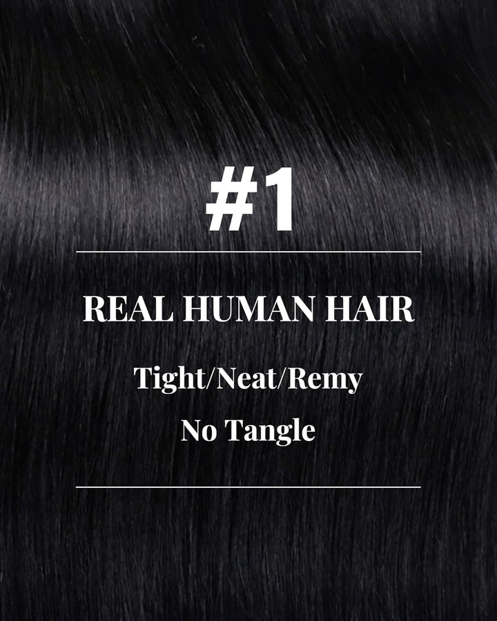Hetto Echthaar Tressen Extensions Schwarz 50cm Tressen Echthaar Extensions Remy Extensions Tressen E