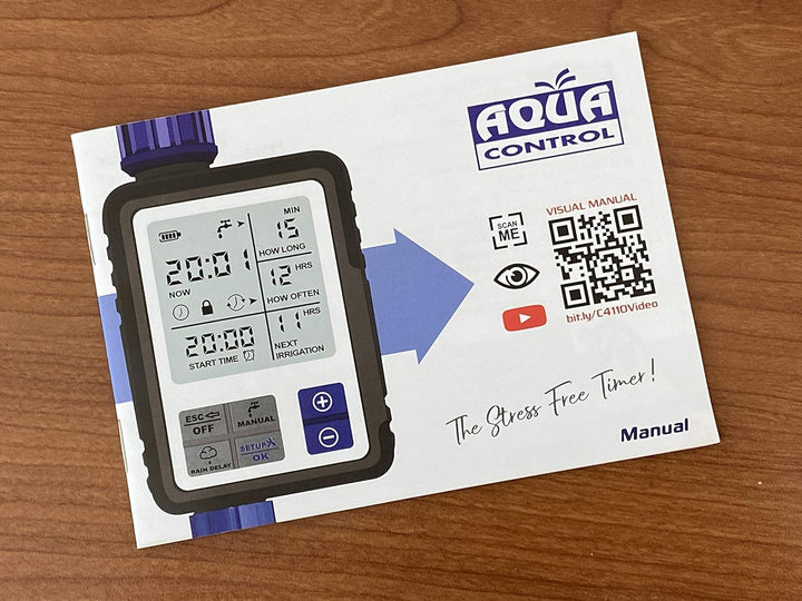 Aqua Control C4110 Digitale Bewässerung mit Widescreen Display, Extrem Einfach. Full Vision 2 Progra