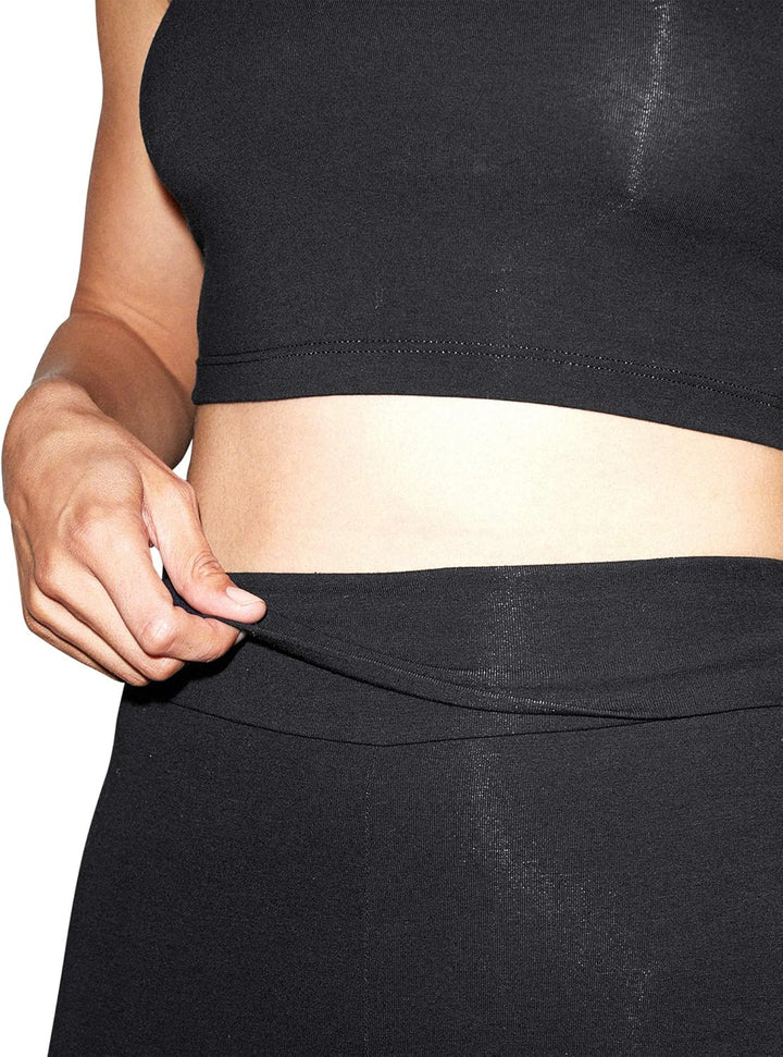 American Apparel Damen Cotton Spandex Jersey High-Waist Leggings S Schwarz, S Schwarz