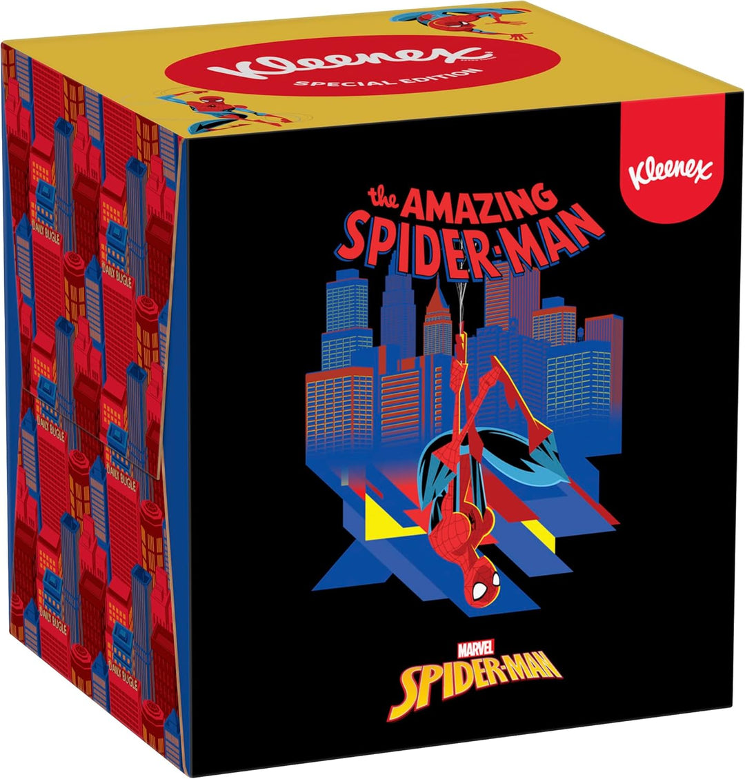 Kleenex Disney Taschentücher-Boxen, verschiedene Designs, 3-lagig, 12 Würfel-Boxen à 48 Tücher