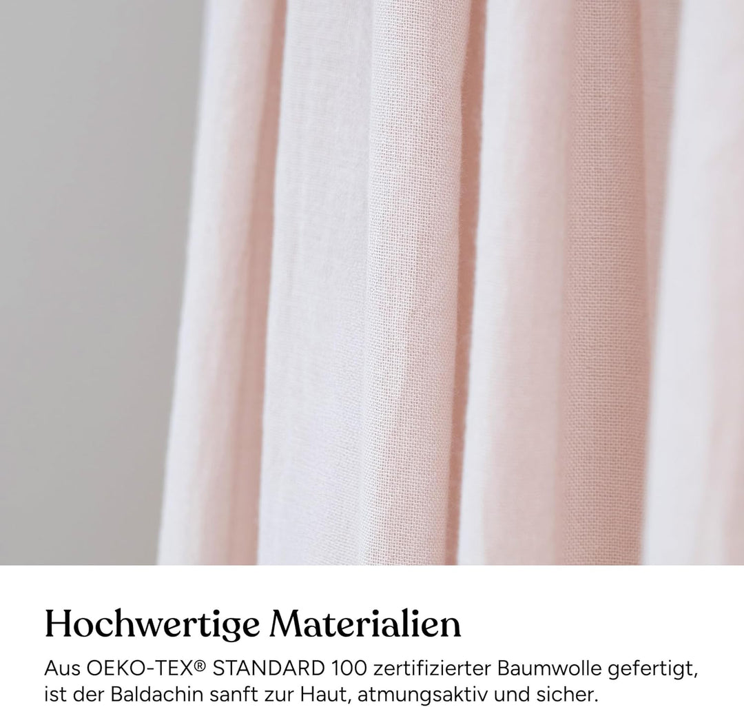 Ehrenkind® Baldachin mit Ring | Wohlfühl-Dekoration für das Kinderzimmer | Betthimmel Kinderzimmer a