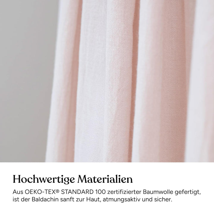 Ehrenkind® Baldachin mit Ring | Wohlfühl-Dekoration für das Kinderzimmer | Betthimmel Kinderzimmer a