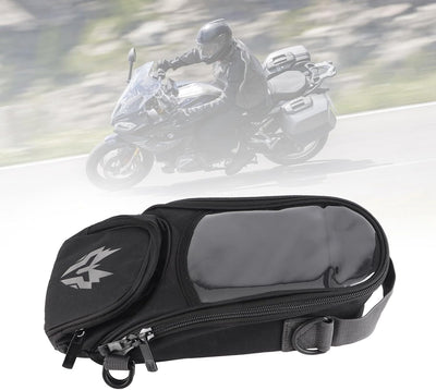 aqxreight Kraftstofftanktasche, Magnetischer Motorrad-Tankrucksack aus Oxford-Gewebe, Hochfestes 4,5