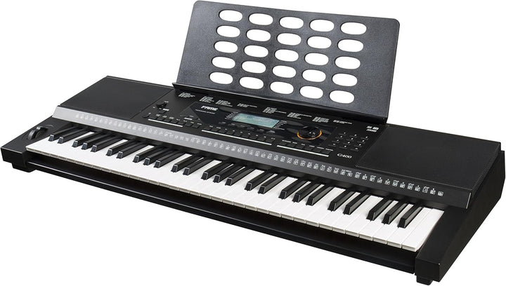 Fame G-400 Keyboard, E-Piano mit 128-facher Polyphonie, 61 Tasten, 240 Styles, 653 Sounds, anschlagd