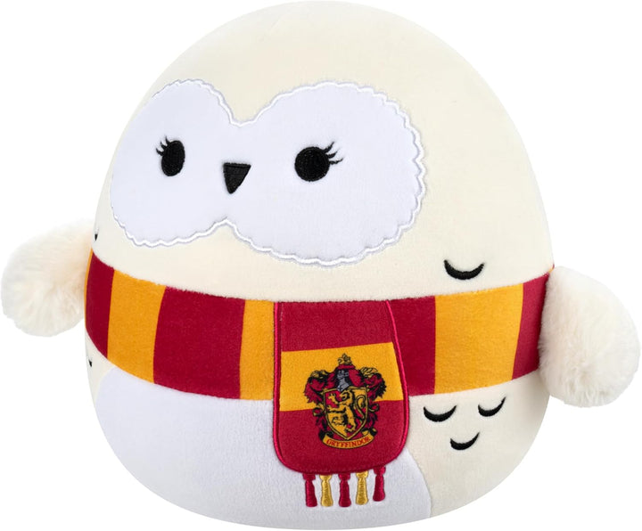 Squishmallows SQWB00466 - Harry Potter Hedwig mit Schal 25 cm, offizielles Jazwares Plüsch, superwei