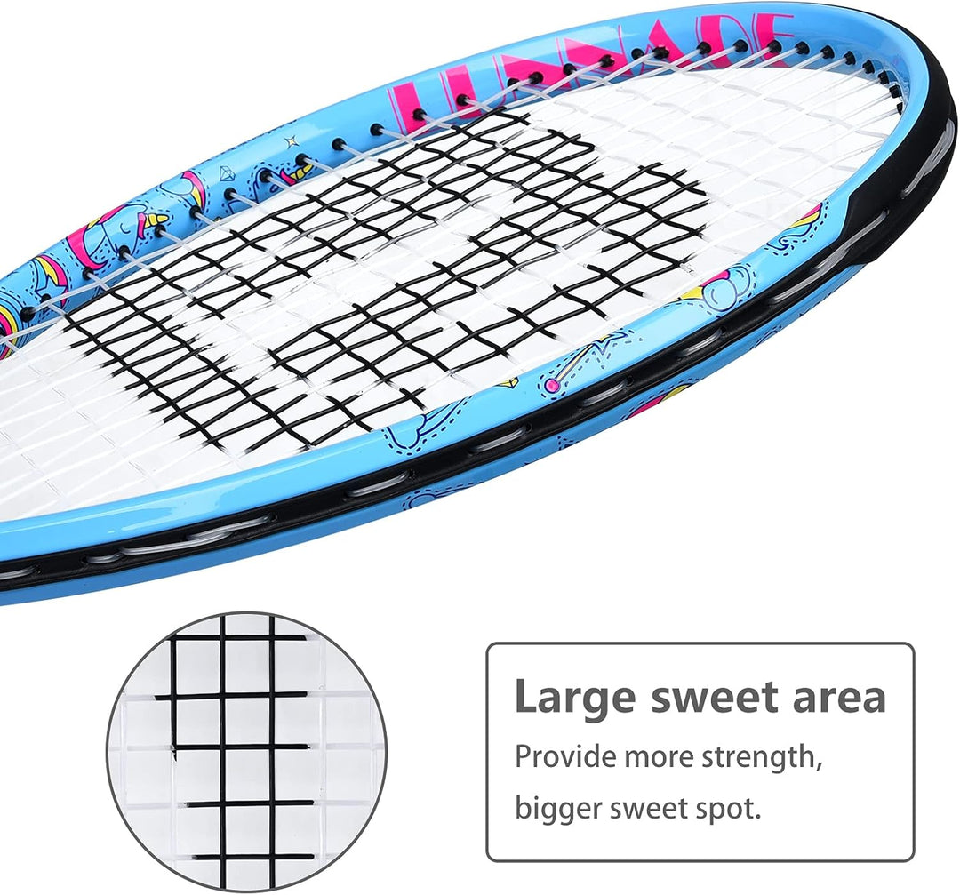 LUNNADE Tennisschläger für Kinder Junior, 19/21/23/25 Zoll Jugend Tennisschläger mit Hülle, geeignet