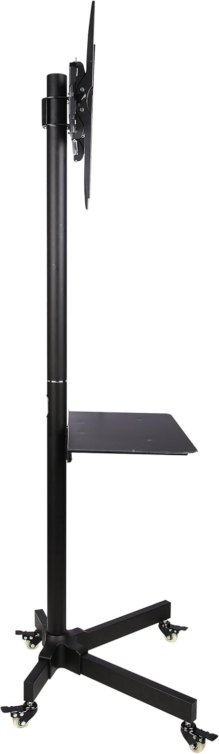 Ergosolid mit Rollen, verstellbar, für LCD-Fernseher von 32 – 55 Zoll, neigbar, VESA max. 400 x 400