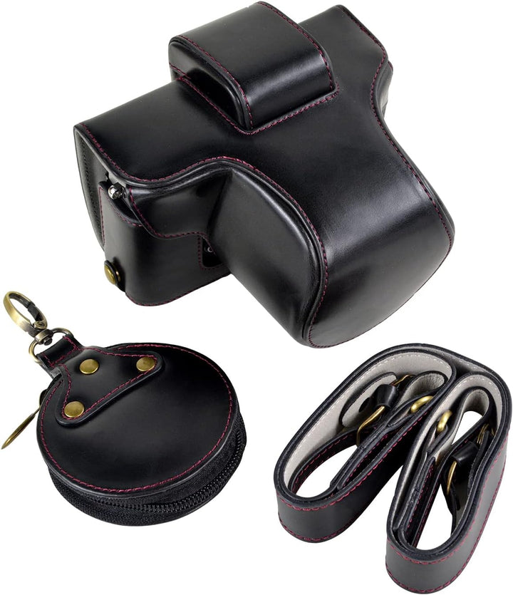 MUZIRI KINOKOO ZFC Tasche, PU-Leder Schutzhülle Kompatibel mit Nikon ZFC/Z FC und 16-50 mm f/3.5-6.3
