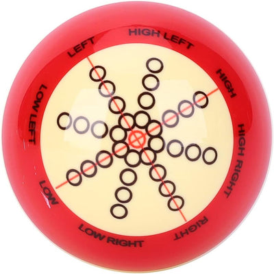 Billard-Queueball, 2,3 Zoll Billard-Pool-Ball, Übungs-Trainingshilfe-Zubehör für America Pool Eight