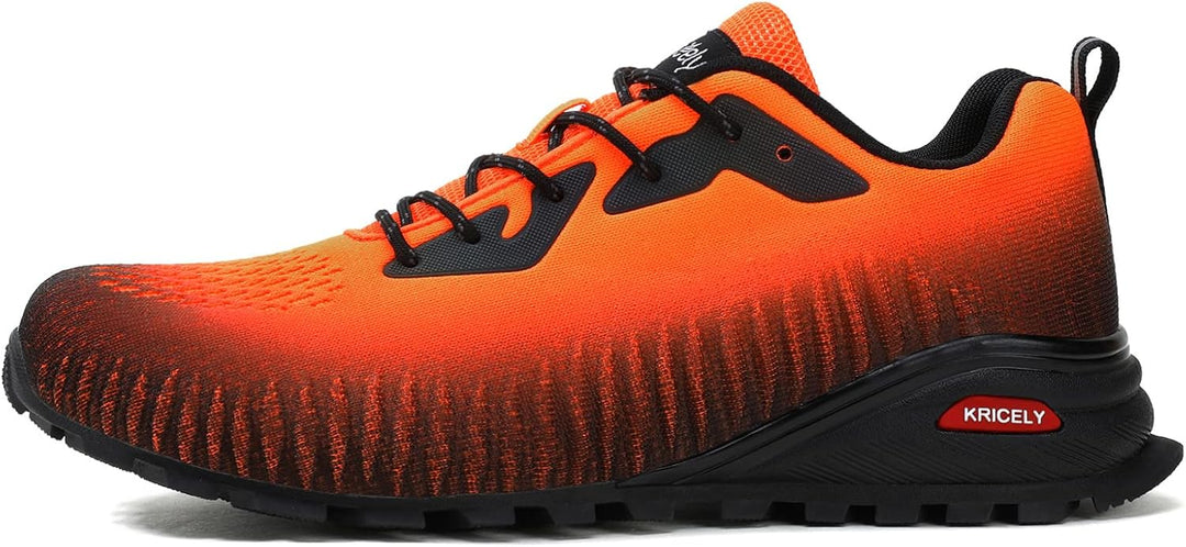 Kricely Traillaufschuhe Herren Leicht Atmungsaktiv Wanderstiefel rutschfest Laufschuhe Outdoor Fitne