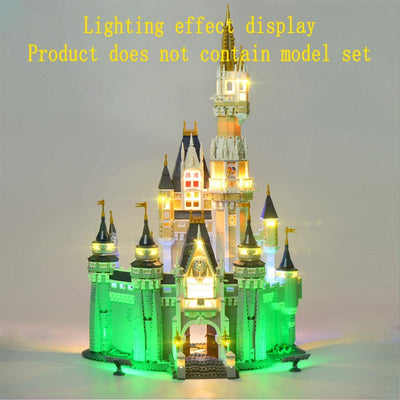 GEAMENT LED Licht-Set kompatibel mit Lego 71040 Das Disney Schloss 2016 Version (Disney Castle) (Leg