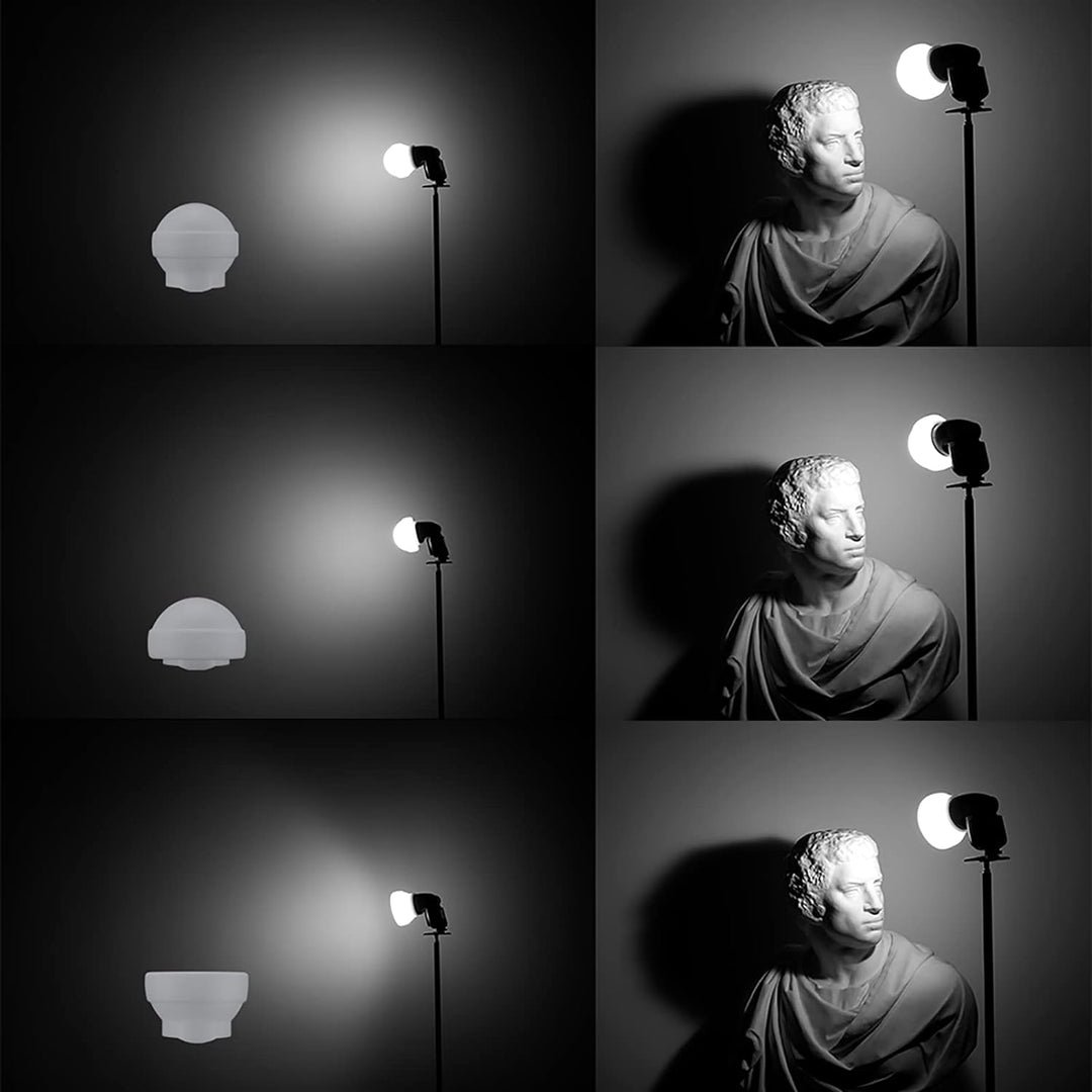 Godox AK-R22 Diffusion Dome, Collapsible Light Modifie, für Godox AD100PRO, Godox AD200 Godox AD200P