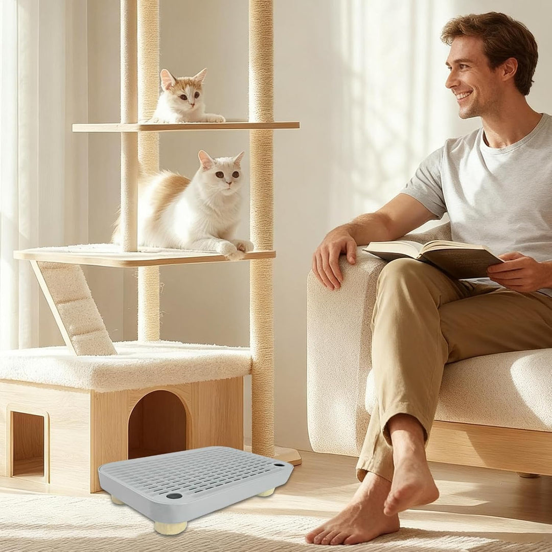 Stufe Für Die Katzenstreu | Stufe Für Ältere Katzen Mit Filterfunktion,rutschfeste Kätzchen Katzenkl