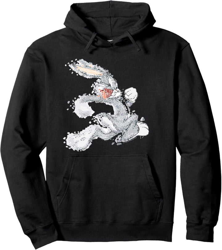 Looney Tunes Disintegrated Bugs Pullover Hoodie