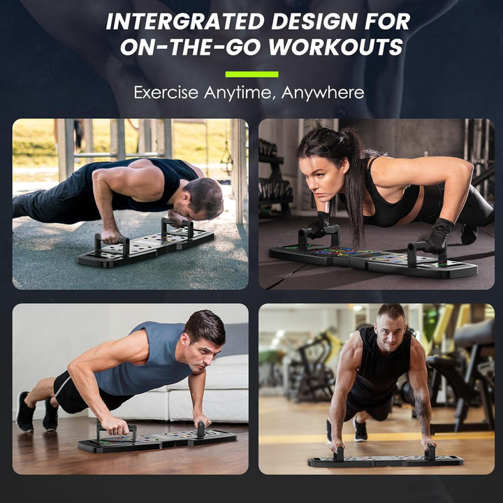 Premium Liegestützbrett Set Push Up Board Verbessertes Konzept 2024 Liegestütze Brett Liegestützgrif