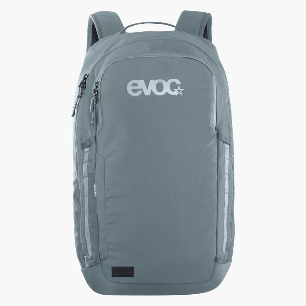 EVOC COMMUTE PRO 22 Rucksack (Fahrradrucksack, inkl. Rückenprotektor, recyceltes Polyester, Fahrradz