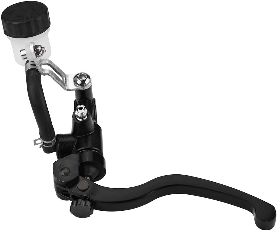 EVGATSAUTO Motorrad Kupplungshebel lang, 22 mm 7/8" Universal Universell verkleidung bremshebel Moto