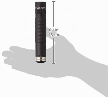MAGLITE MAG-TAC LED wiederaufladbare Taschanlampe schwarz Akku (LiFePO4) Tactical flach 4006463-SSI,