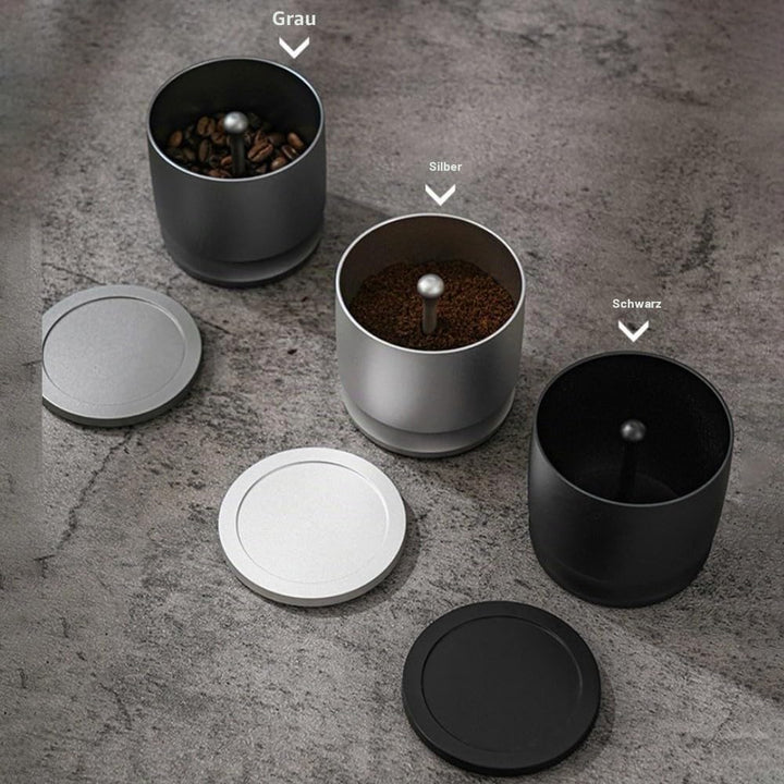 Kaffeepulver-Dosierbecher, 58 mm, Dosiertrichter aus Aluminiumlegierung, Dosierringe, Presse mit Dec