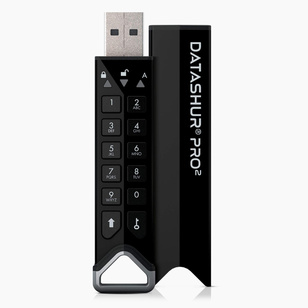 iStorage datAshur PRO2 8 GB | Sicheres Flash-Laufwerk | Zertifiziert nach FIPS 140-2 Level 3 | Passw