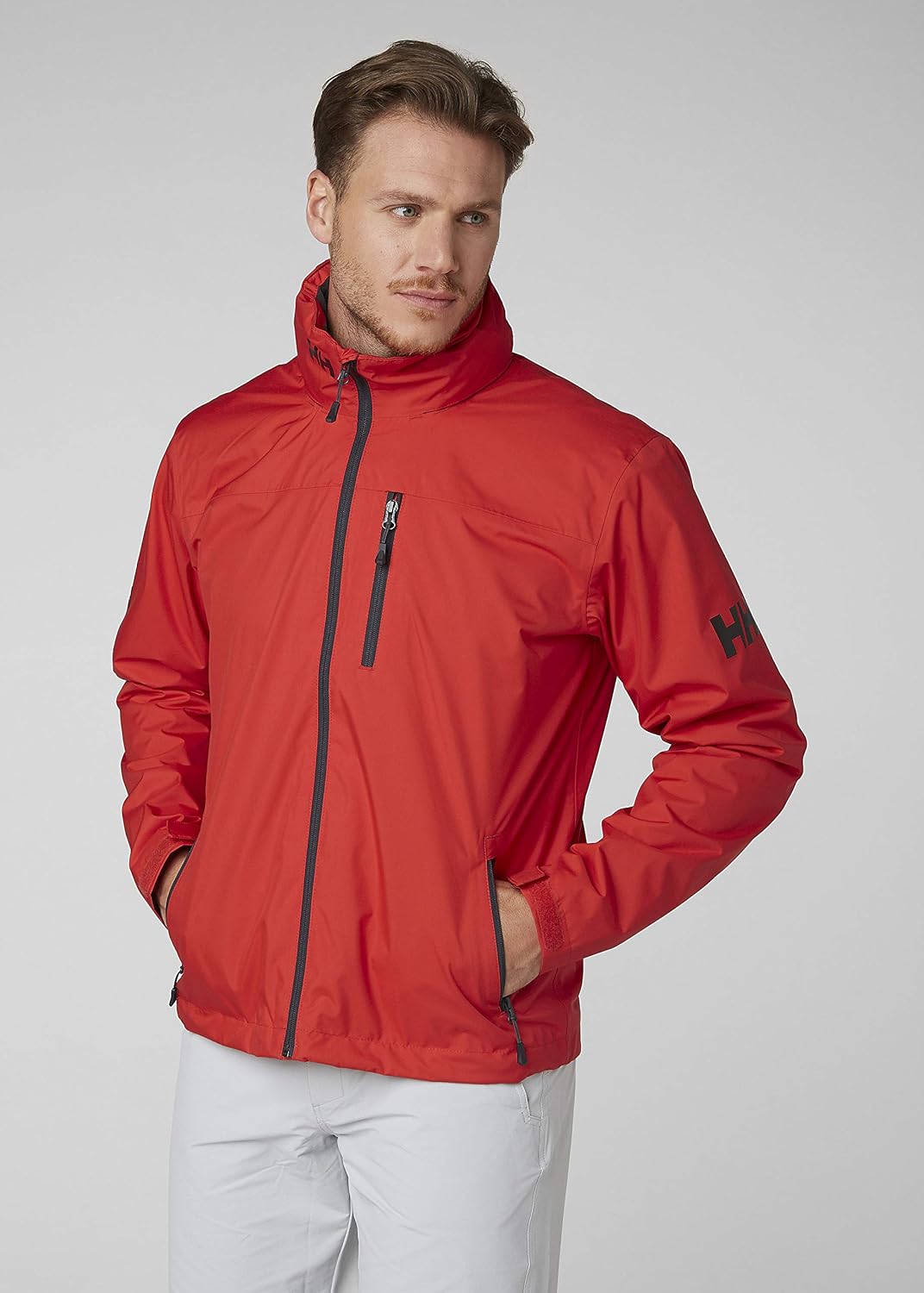 Helly Hansen Herren Crew Hooded Midlayer Jacket Jacke (1er Pack) S Rot, S Rot