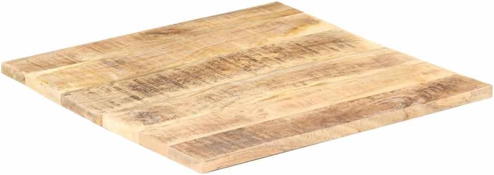 vidaXL Mangoholz Massiv Tischplatte Massivholzplatte Holzplatte Ersatztischplatte Holz Platte für Es