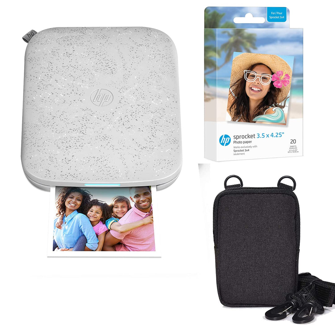 HP Sprocket Sofortbild-Fotodrucker, 7,6 x 10,2 cm, Zinkpapier, 50 Stück