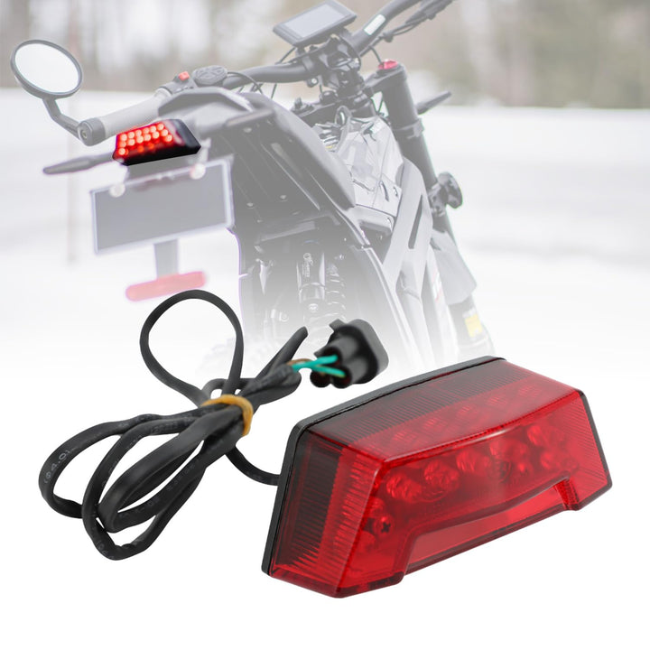Runfarr Motorrad-Bremsrückleuchten, Rückleuchten, Lampen, DRL-Licht für Talaria Sting Talariasting M