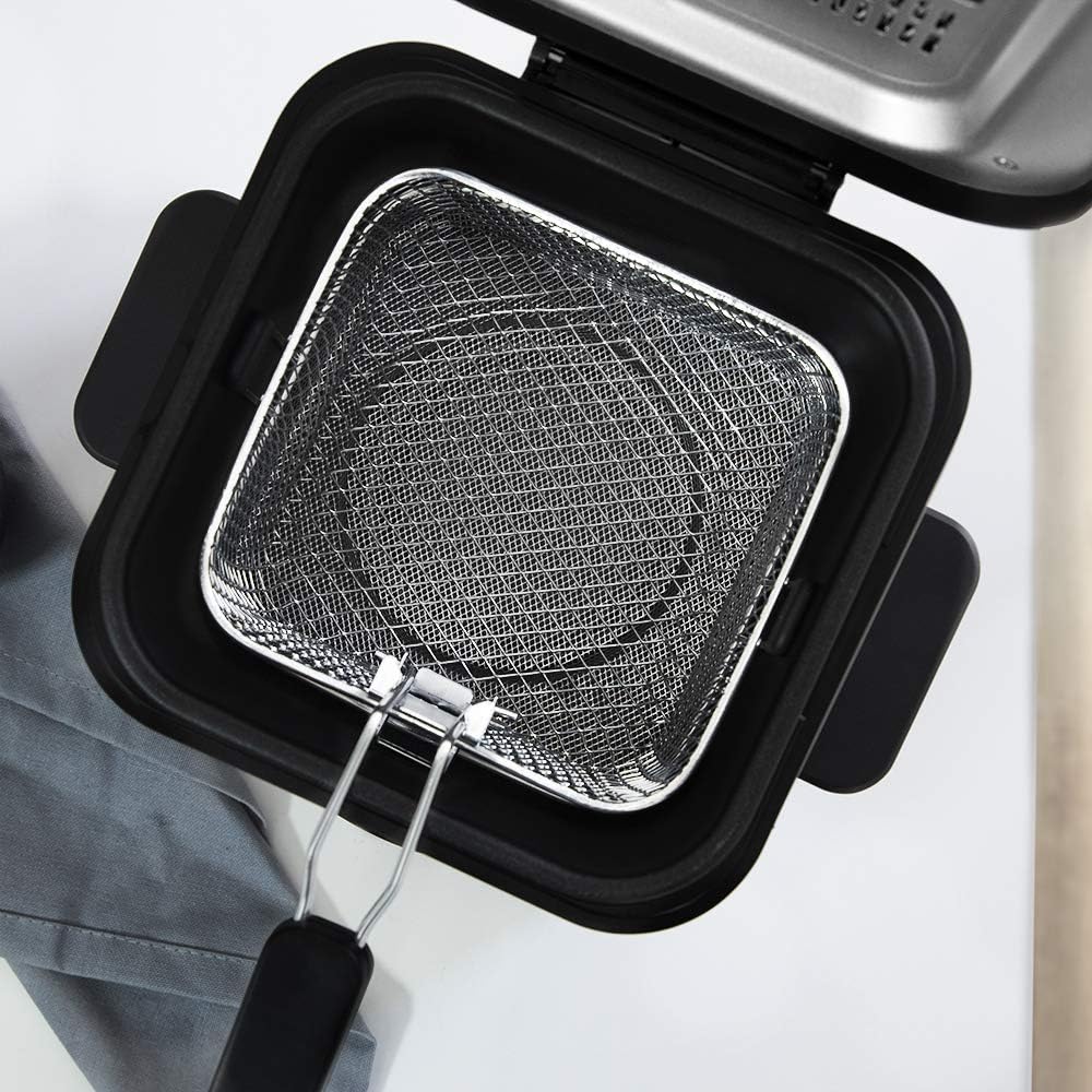 Cecotec CleanFry Infinity 1500 Fritteuse. 1,5 L Fassungsvermögen, Temperatur bis zu 190 ºC, 30 Min.
