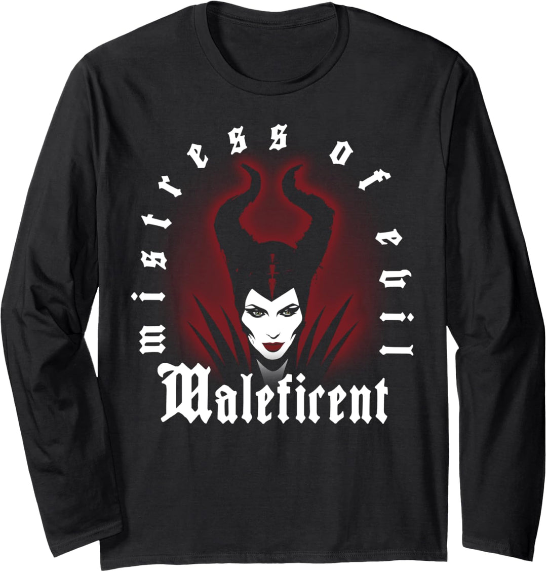 Disney Maleficent Mistress Of Evil Red Glow Portrait Langarmshirt