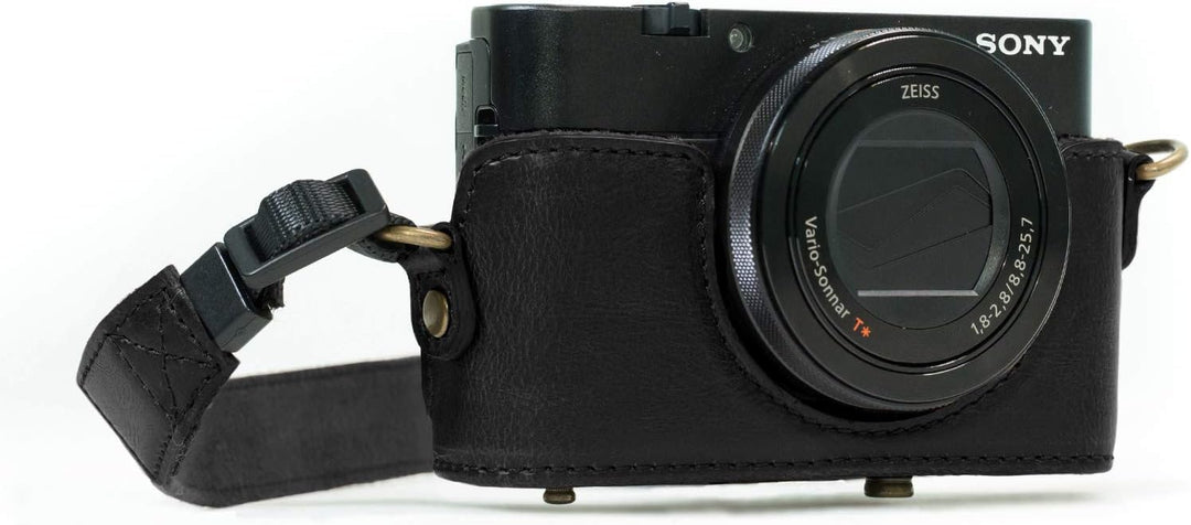 MegaGear MG588 Sony Cyber-shot DSC-RX100 VI, DSC-RX100 V, DSC-RX100 IV Ever Ready Leder Kameratasche