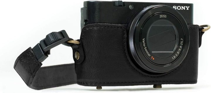 MegaGear MG588 Sony Cyber-shot DSC-RX100 VI, DSC-RX100 V, DSC-RX100 IV Ever Ready Leder Kameratasche