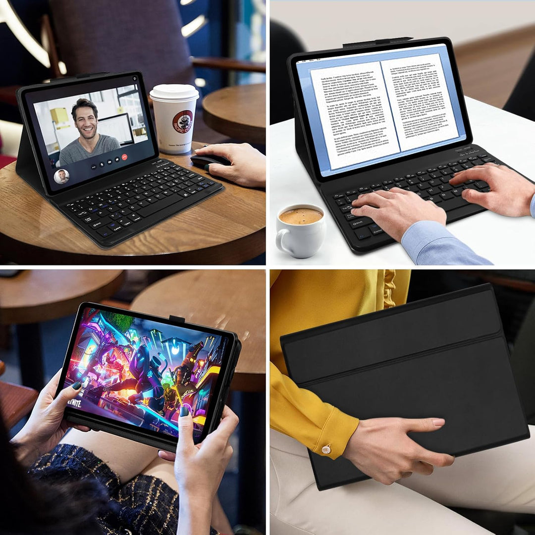 AGARELE Tastatur Hülle für Xiaomi Redmi Pad SE 11'' 2023 Hülle mit Tastatur (Deutsches QWERTZ),Soft