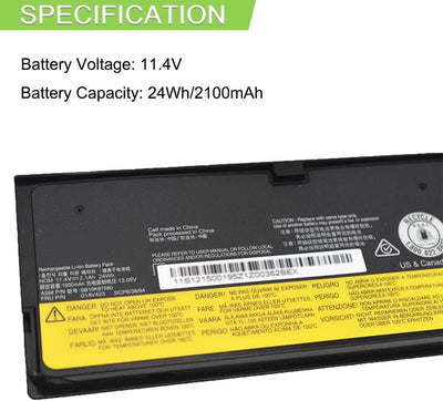 XITAIAN 11.4V 24Wh 2100mAh 01AV423 Ersatz Laptop Akku für Lenovo ThinkPad A475 T470 T570 T480 T580 P