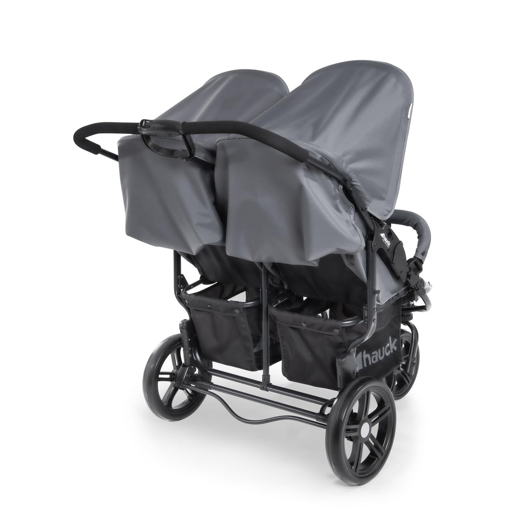 Hauck Geschwister Kinderwagen Roadster Duo SLX / 2 Kinder / Zwillinge / XL Räder / mit Liegeposition