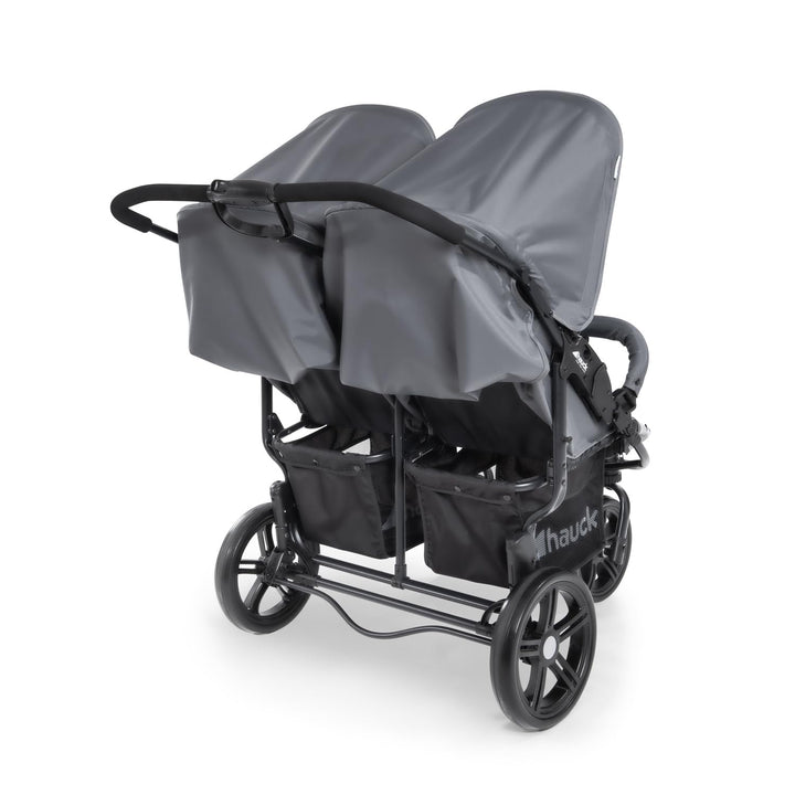 Hauck Geschwister Kinderwagen Roadster Duo SLX / 2 Kinder / Zwillinge / XL Räder / mit Liegeposition