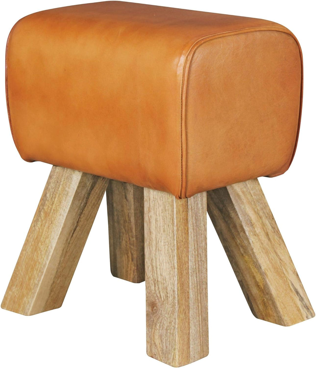 FineBuy Design Turnbock Sitzhocker 40 x 30 x 47 cm | Turnhocker Hocker Beistellhocker Fusshocker Bra