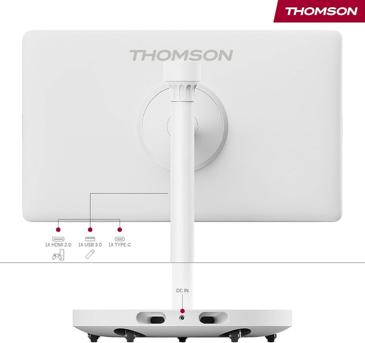 Thomson 27 inch (69 cm) Go Plus Pro, 4K UHD (3840 x 2160), Portable Android TV, Voice Control, Bluet